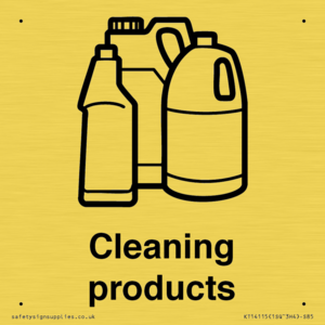Dementia Cleaning products sign